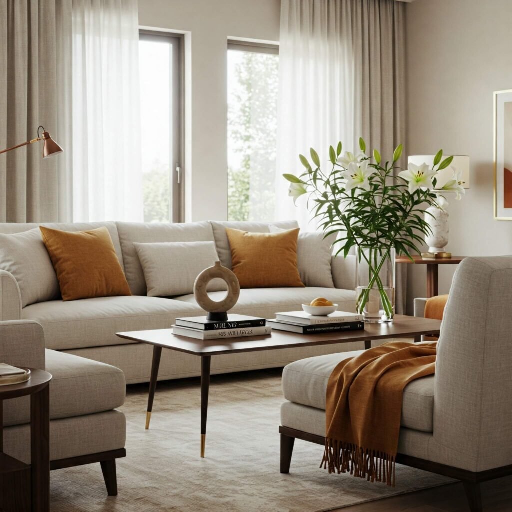 Staged Living Room
