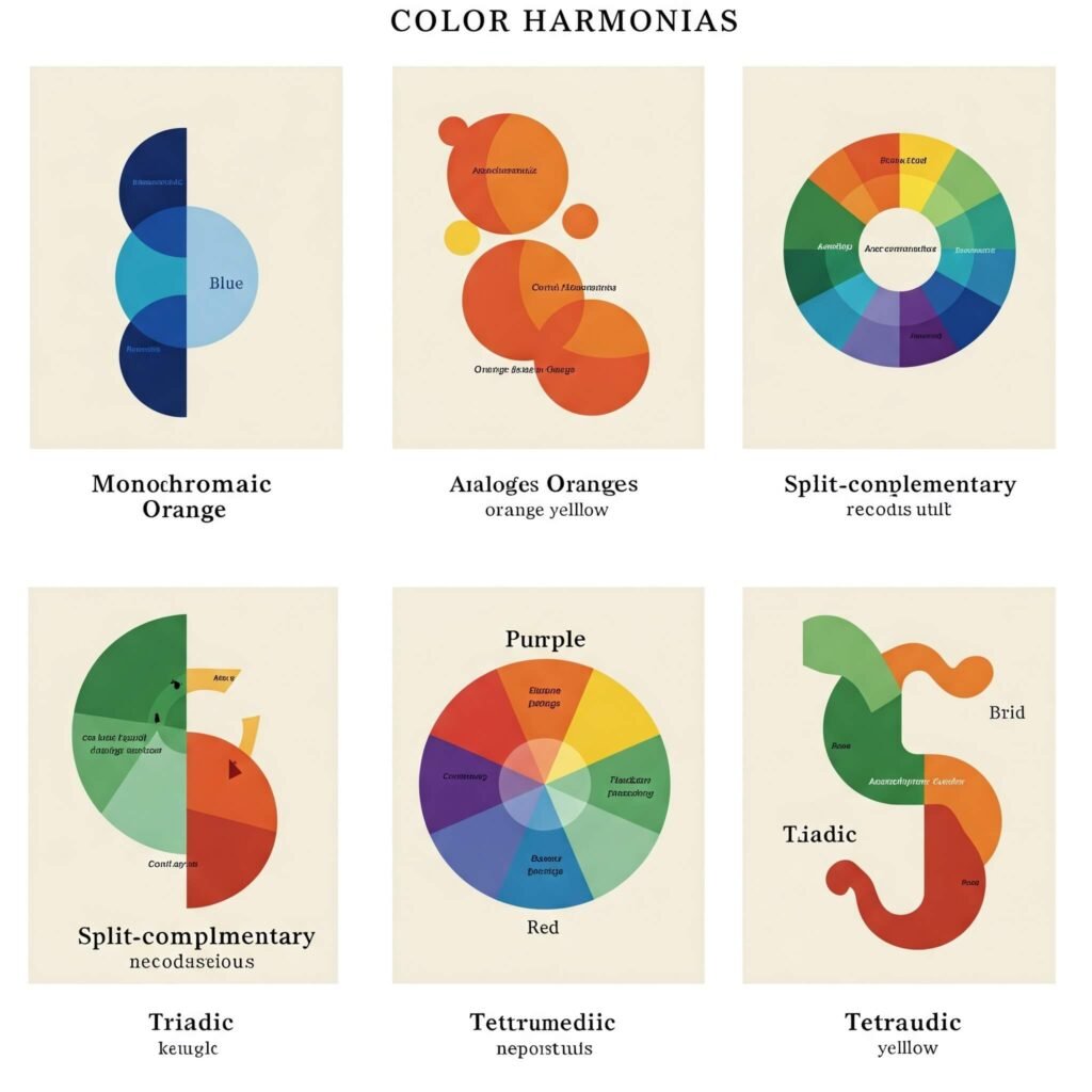 Six Color Harmonies