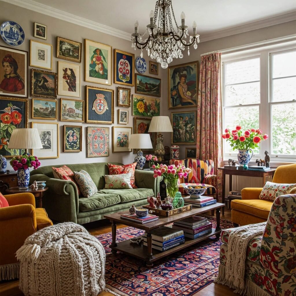Maximalist Living Room Decor