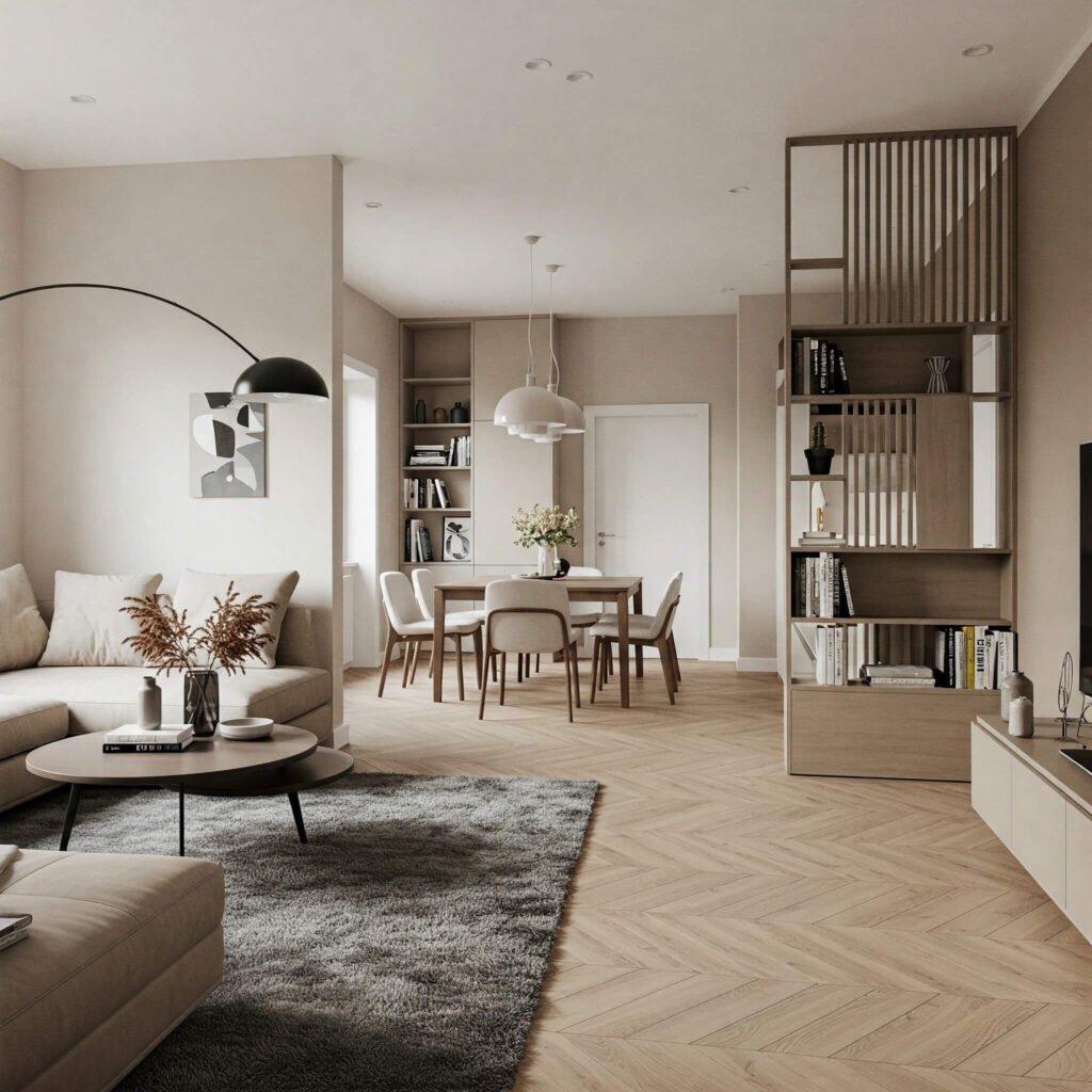 Zoned Open Plan Living