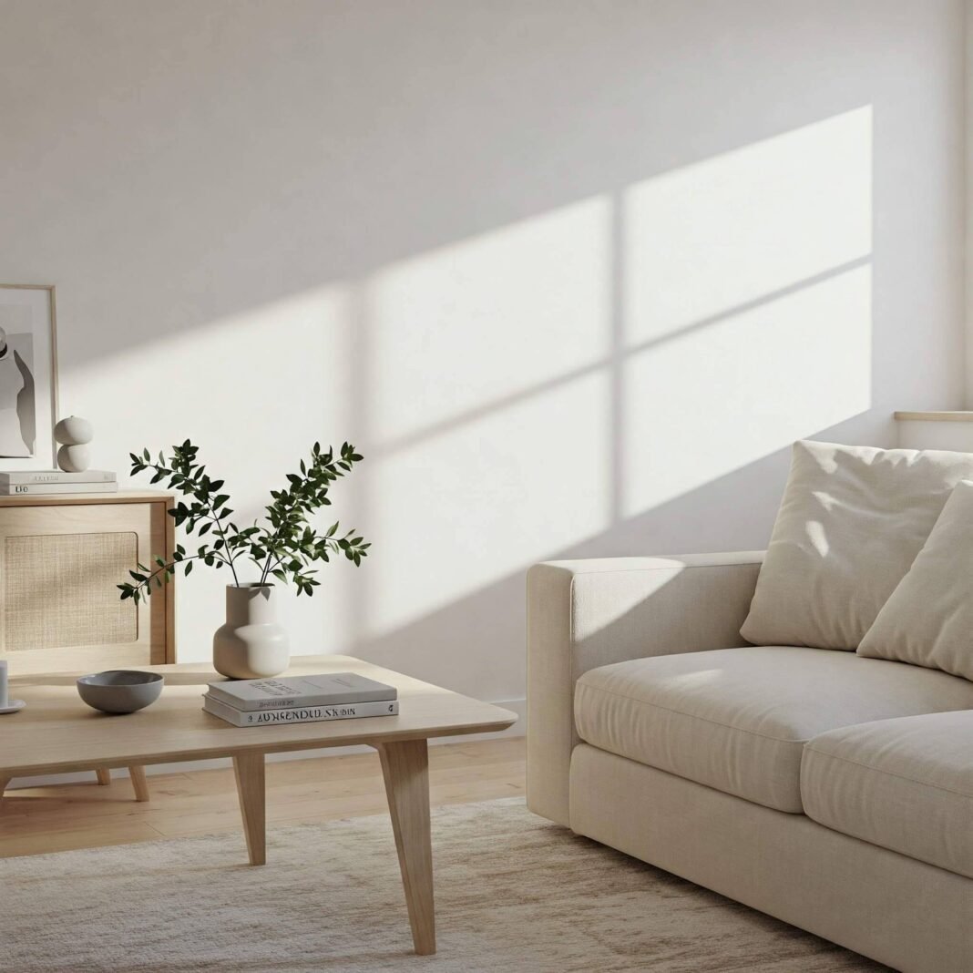 Serene Minimalist Living Room Design