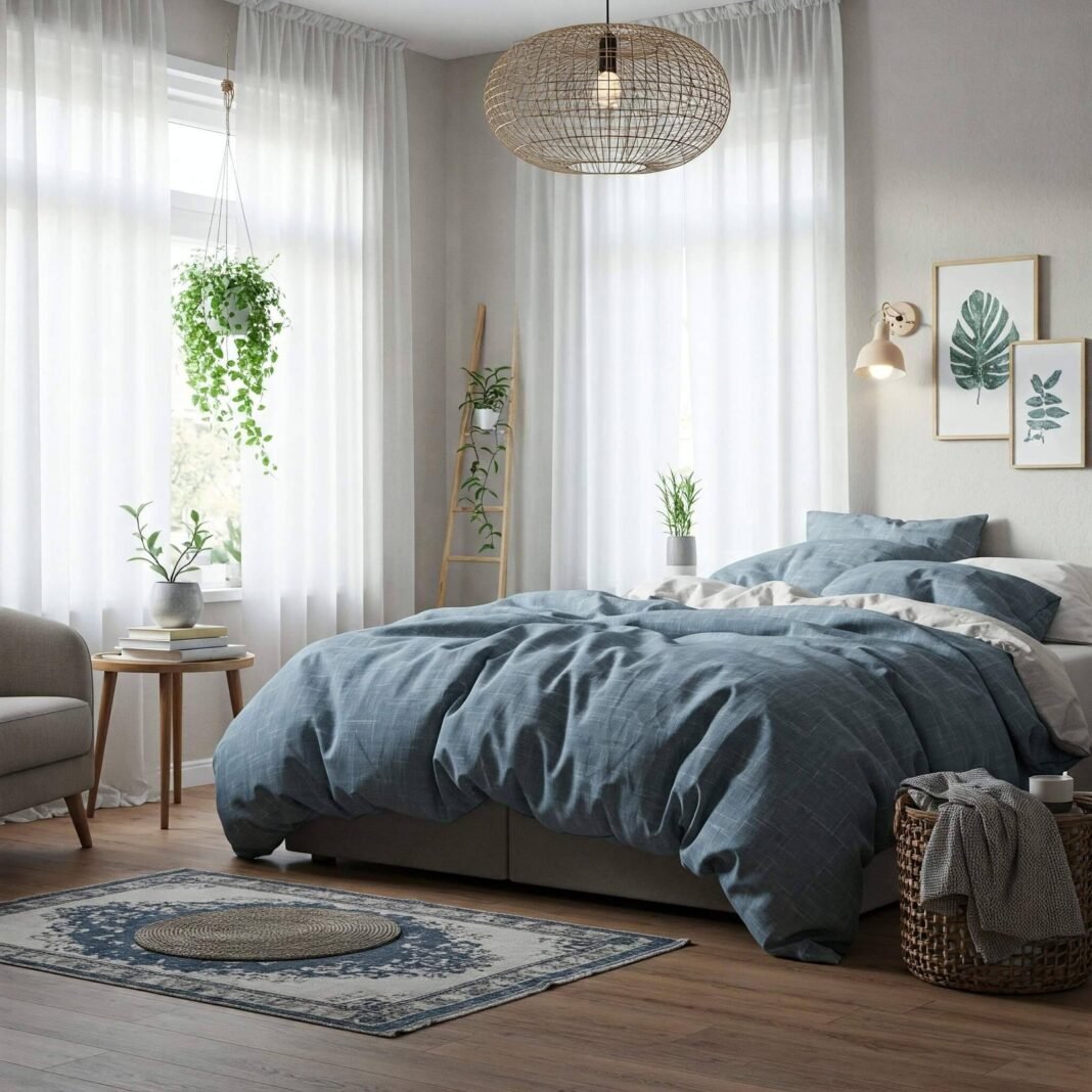 Serene and Peaceful Bedroom Design